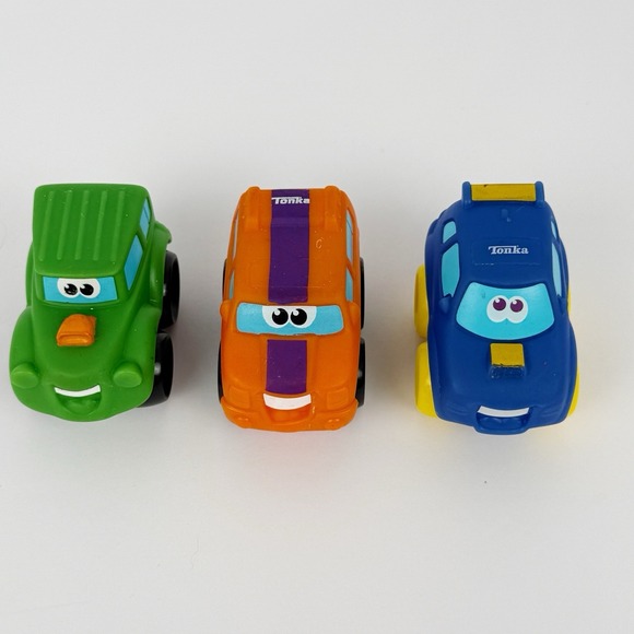Tonka Chuck and Friends Hasbro Mini Chunky Cars Trucks Vehicles Lot Of 3 - Picture 2 of 5